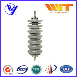 Buon prezzo Limitatore di tensione alloggiato polimerico dell'ossido di metallo di 36KV 10KA, parascintille dell'impulso dell'ossido di zinco di tuono in linea
