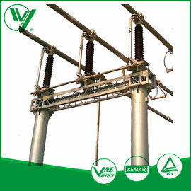 Buon prezzo Tre montati all'aperto - commutatore ad alta tensione di sconnessione dei pali con la base di appoggio d'acciaio 126KV in linea