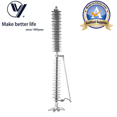 Buon prezzo 110kV Polymer Housed Surge Arrester with Leave Device for Substation in linea